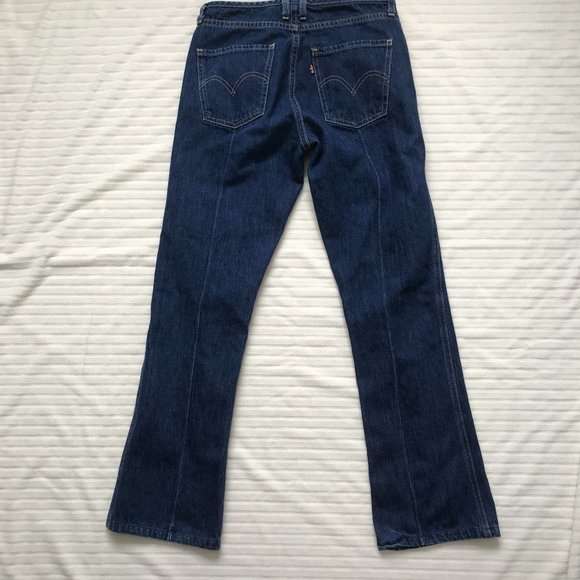 Levi's Women's Straight Leg Jeans - Dark Blue - Picture 6 of 11